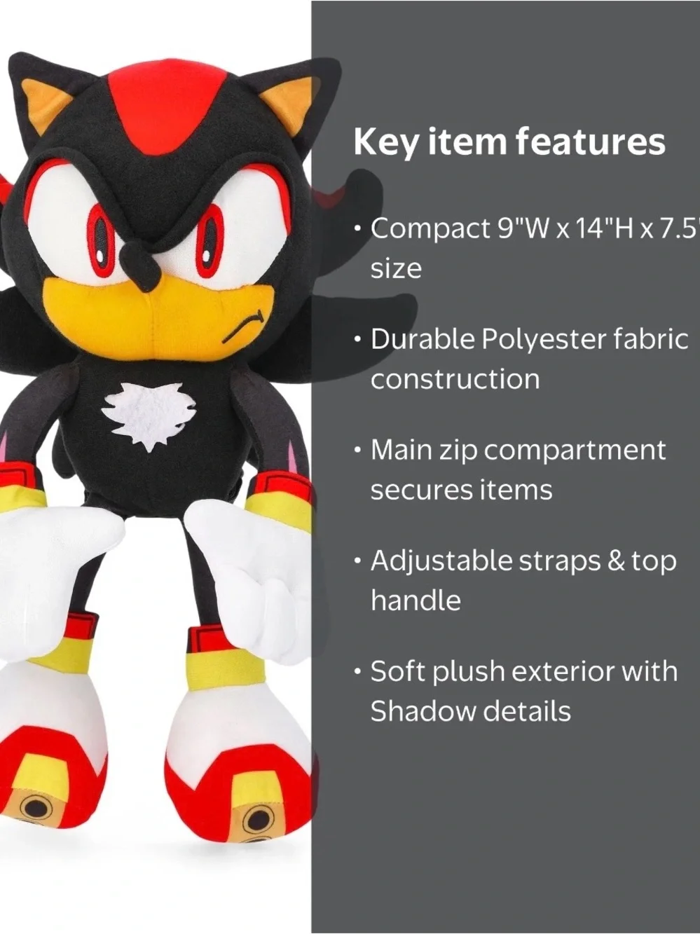 SEGA SONIC Shadow the Hedgehog Unisex 14